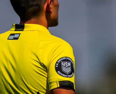 Referees on the field